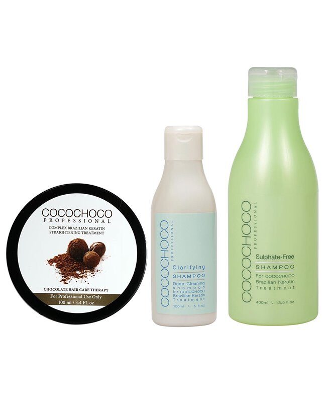 COCOCHOCO Original 100ml + COCOCHOCO attīrošais šampūns 150ml + COCOCHOCO šampūns bez sulfātiem 400ml