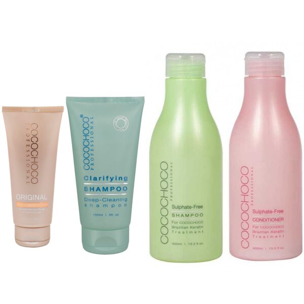 COCOCHOCO Original 100ml + COCOCHOCO šampūns bez sulfātiem 400ml + COCOCHOCO kondicionieris 400ml