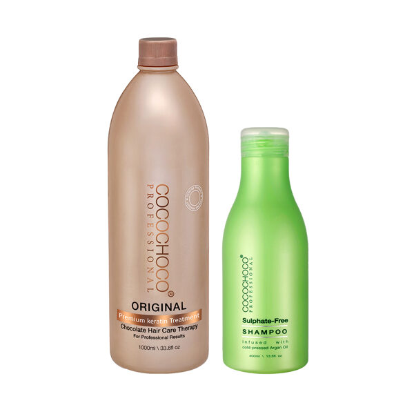 COCOCHOCO Original 1000ml + COCOCHOCO šampūns bez sulfātiem 400ml