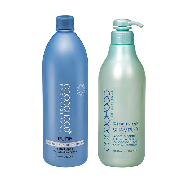 COCOCHOCO Pure 1000ml + COCOCHOCO attīrošais šampūns 1000ml