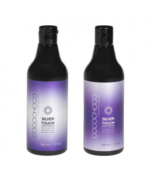COCOCHOCO Anti-Yellow, Silver Touch komplekts (šampūns 500ml + kondicionieris 500ml)
